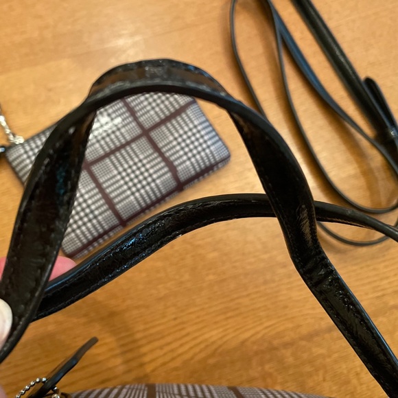 Coach Tartan/Plaid Handbag PLUS  Zip Wristlet - Picture 11 of 14